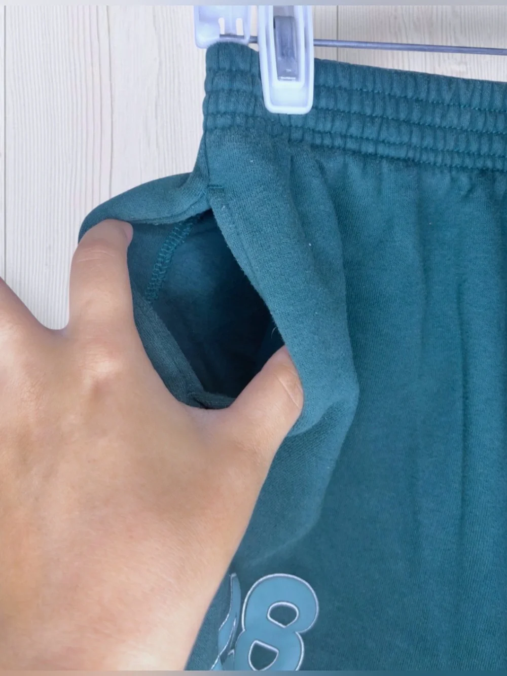 PACSUN x LAND ROVER Vintage Style Teal Graphic Sweat Shorts